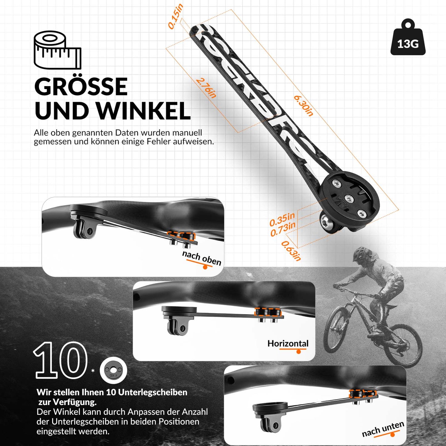 Fahrradcomputer Halterung Lenkerhalterung für Garmin/Wahoo/Bryton/Giant