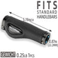 ROCKBROS Fahrradgriffe Ledergriffe für Lenker mit 22,2 mm Durchmesser