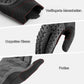 ROCKBROS Fahrradhandschuhe Winter Herren rutschfest Touchscreen