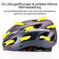 ROCKBROS Fahrradhelm mit integrierter abnehmbarer Magnetbrillen & Visier