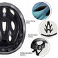ROCKBROS Fahrradhelm mit integrierter abnehmbarer Magnetbrillen & Visier