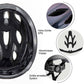 ROCKBROS Fahrradhelm mit integrierter abnehmbarer Magnetbrillen & Visier