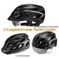 ROCKBROS Fahrradhelm mit integrierter abnehmbarer Magnetbrillen & Visier