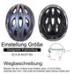 ROCKBROS Fahrradhelm mit integrierter abnehmbarer Magnetbrillen & Visier
