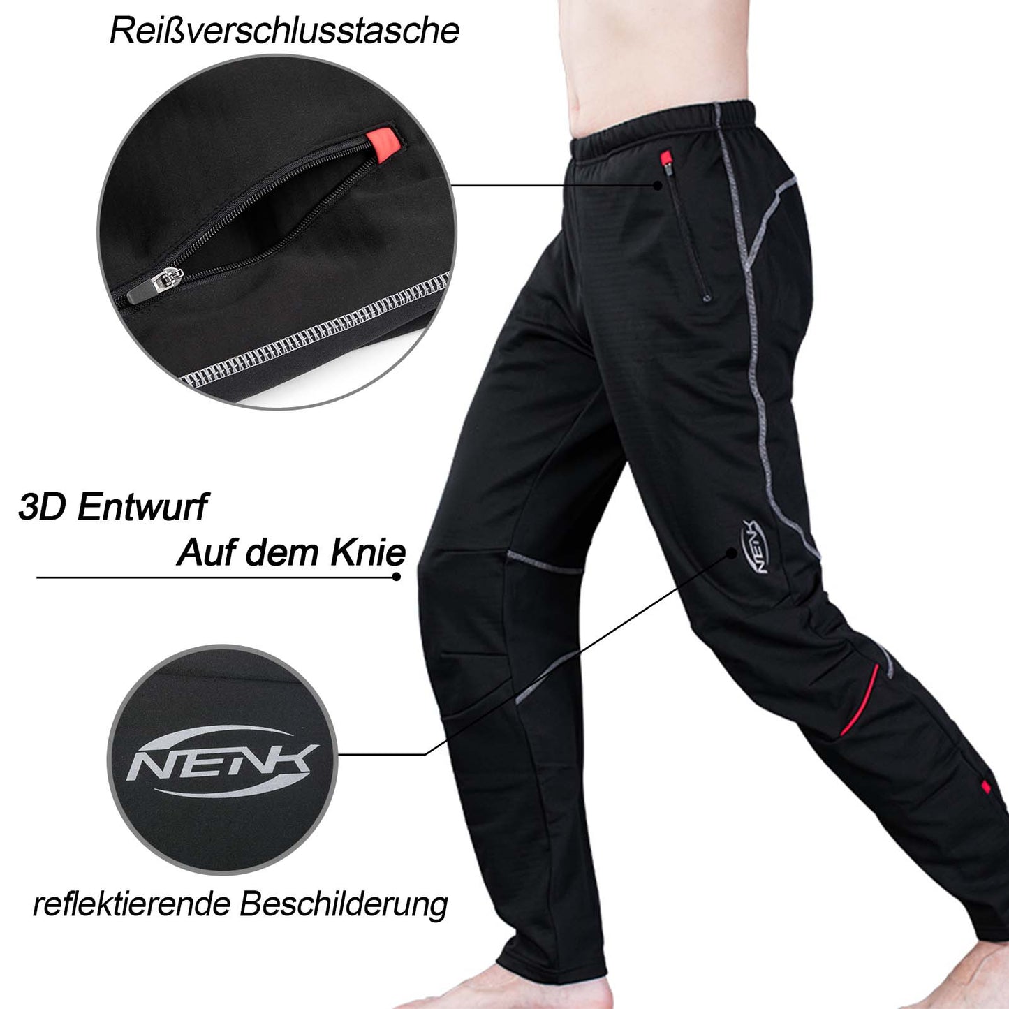 ROCKBROS Fahrradhose Herren Freizeithose Outdoor-Aktivitäten M-4XL