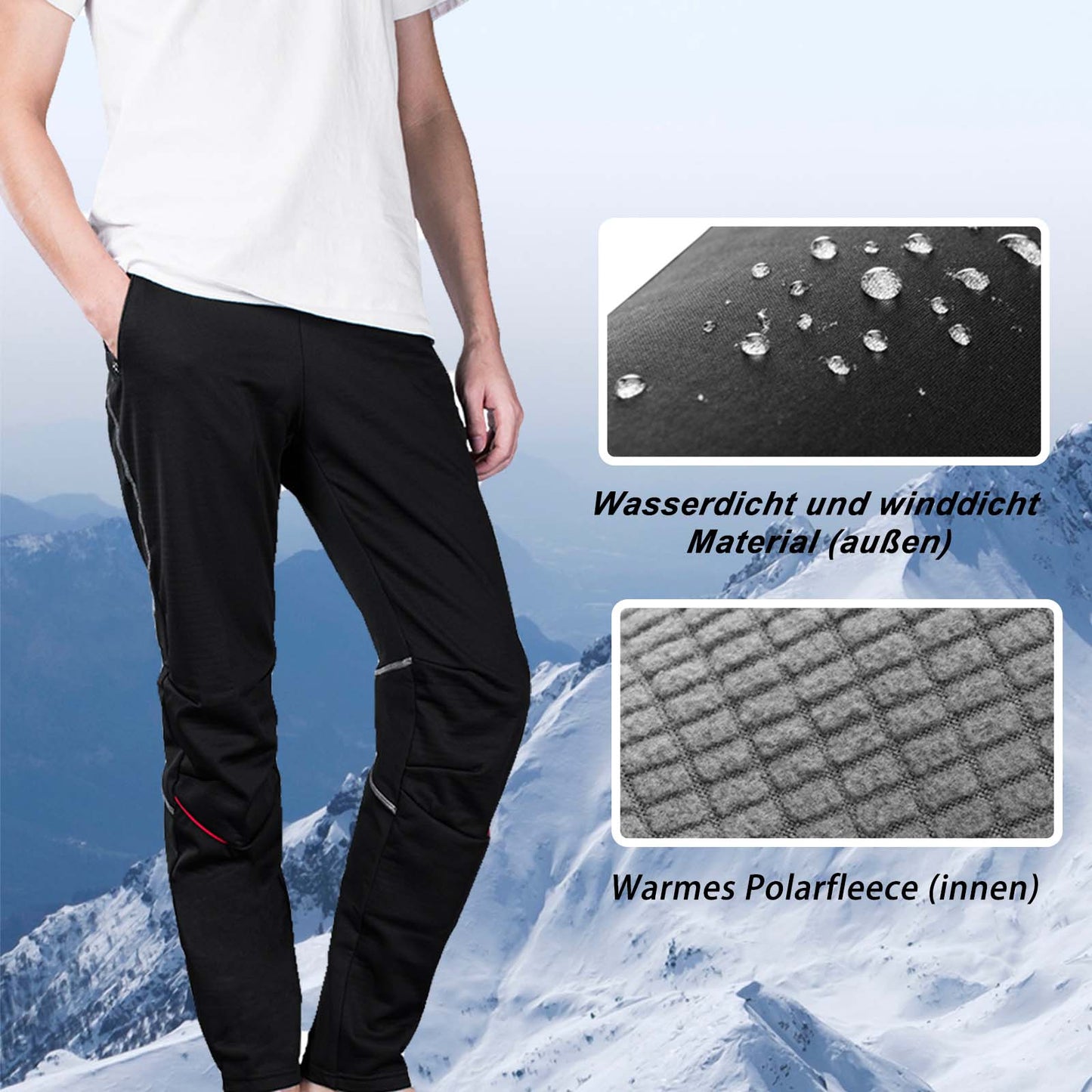 ROCKBROS Fahrradhose Herren Freizeithose Outdoor-Aktivitäten M-4XL