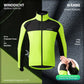 ROCKBROS Fahrradjacke Winter Herren Radjacke Leuchtendes Grün