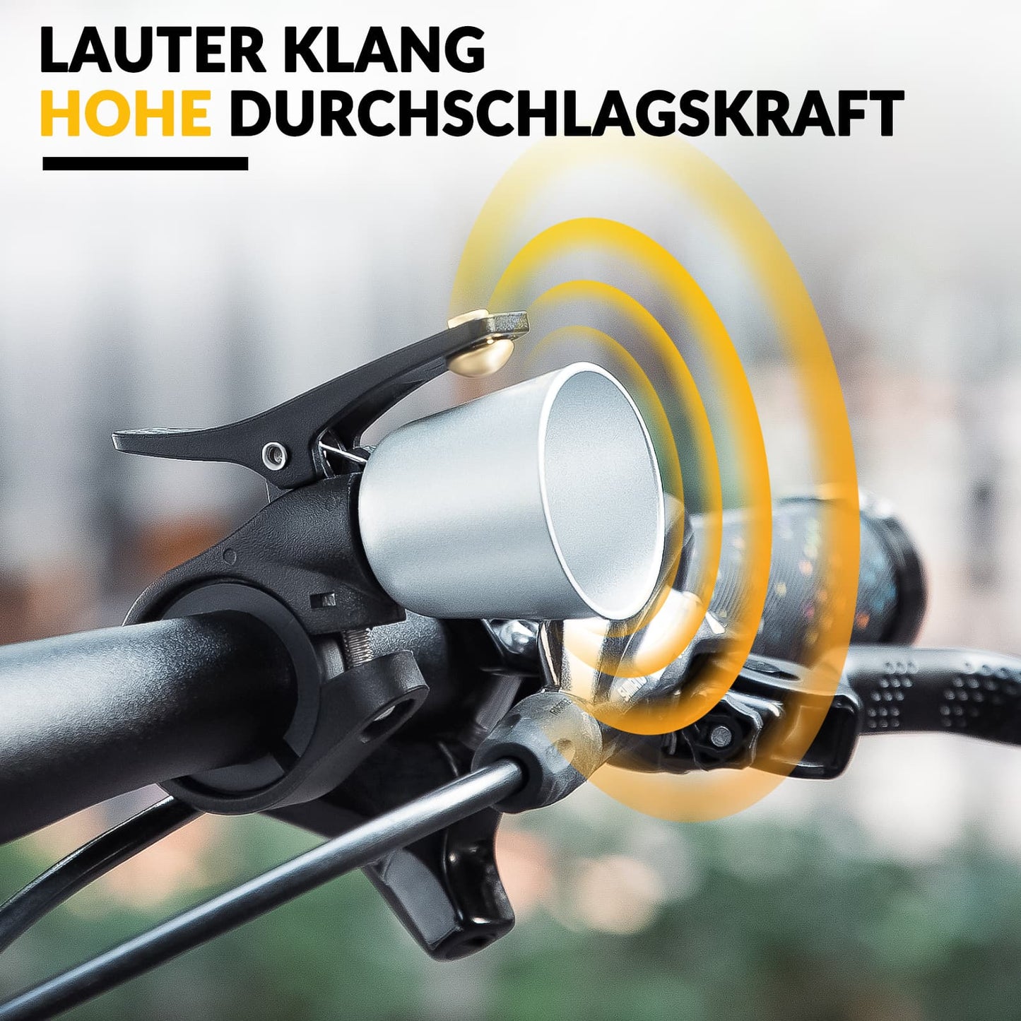 ROCKBROS Fahrradklingel Laut Retro Klingel für MTB Rennrad Vier Farben