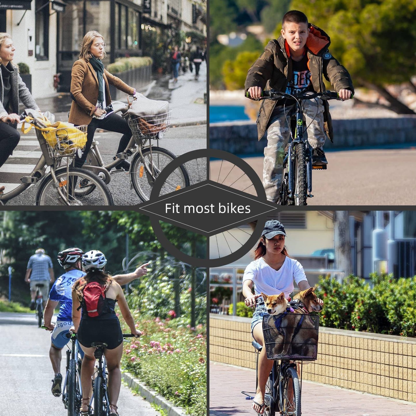 ROCKBROS Fahrradklingel Retro Klingel MTB Edelstahl Laut Klassisch