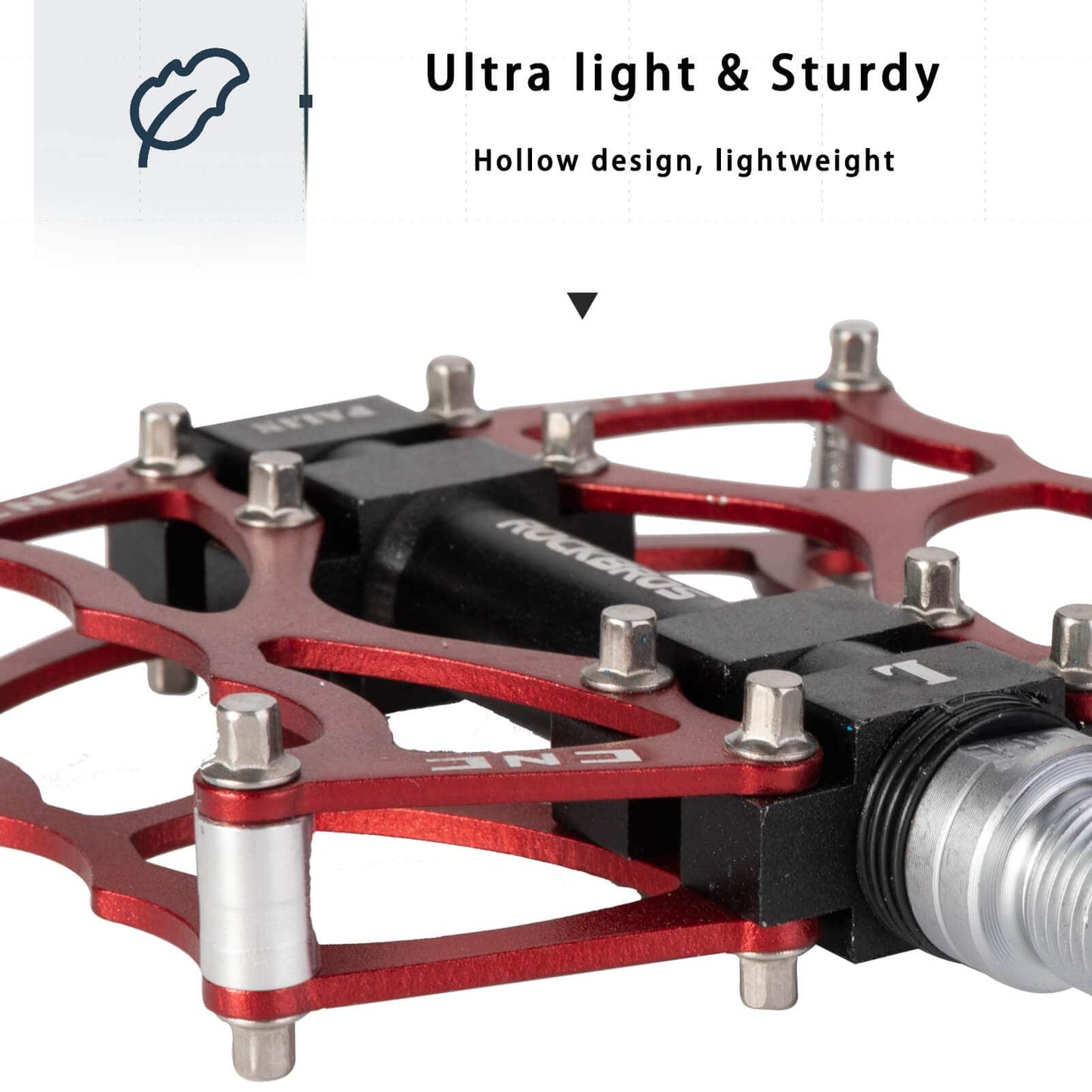 ROCKBROS Fahrradpedale 9/16 Zoll CNC Aluminij mit abgedichteten Lagern