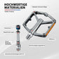 ROCKBROS Fahrradpedale mit Reflektoren aus Aluminiumlegierung 9/16 Zoll