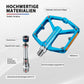 ROCKBROS Fahrradpedale mit Reflektoren aus Aluminiumlegierung 9/16 Zoll