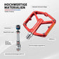 ROCKBROS Fahrradpedale mit Reflektoren aus Aluminiumlegierung 9/16 Zoll