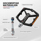 ROCKBROS Fahrradpedale mit Reflektoren aus Aluminiumlegierung 9/16 Zoll