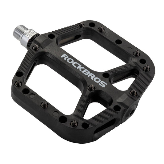 ROCKBROS Fahrradpedale Nylon Flat Pedale 9/16 Zoll mit 3 Bearing