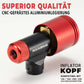 ROCKBROS Fahrradpumpe CO2 Kartuschenpumpe Minipumpe mit Druckdosierventil