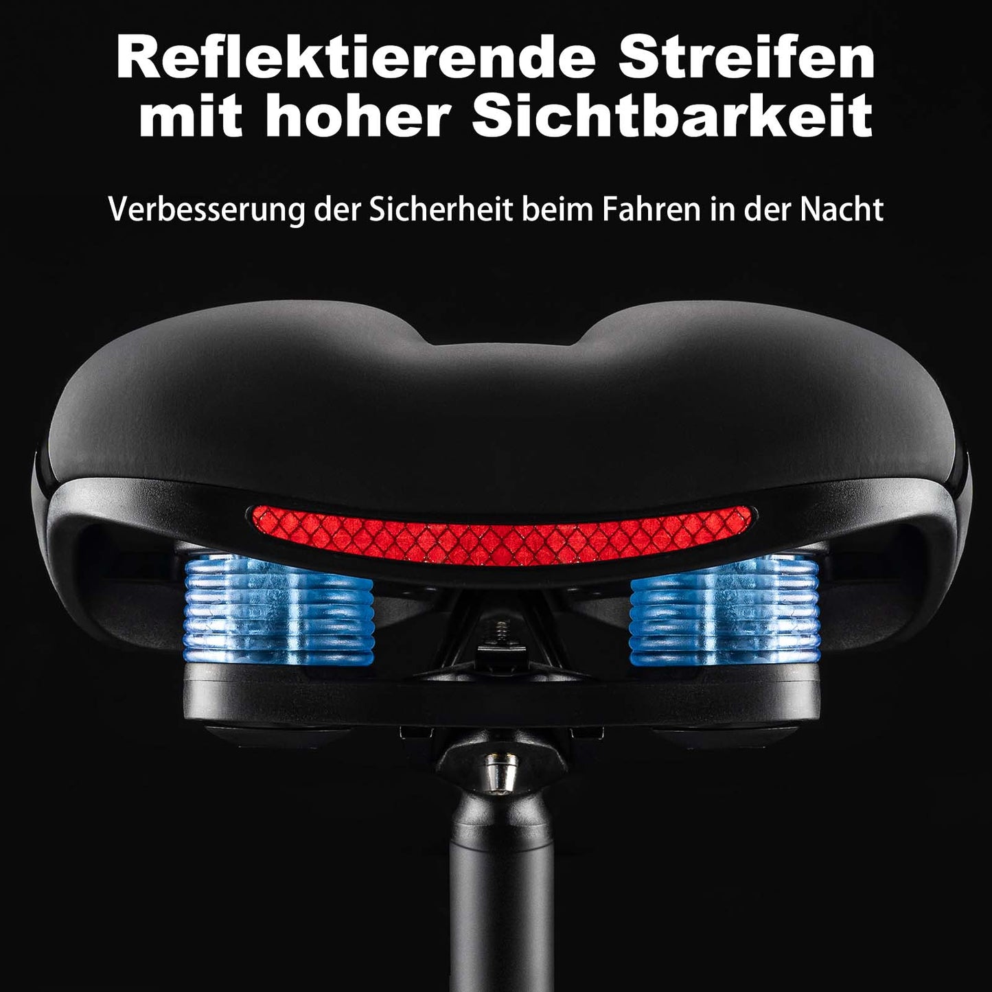 ROCKBROS Fahrradsattel Memory Foam Atmungsaktiv Gel Sattel