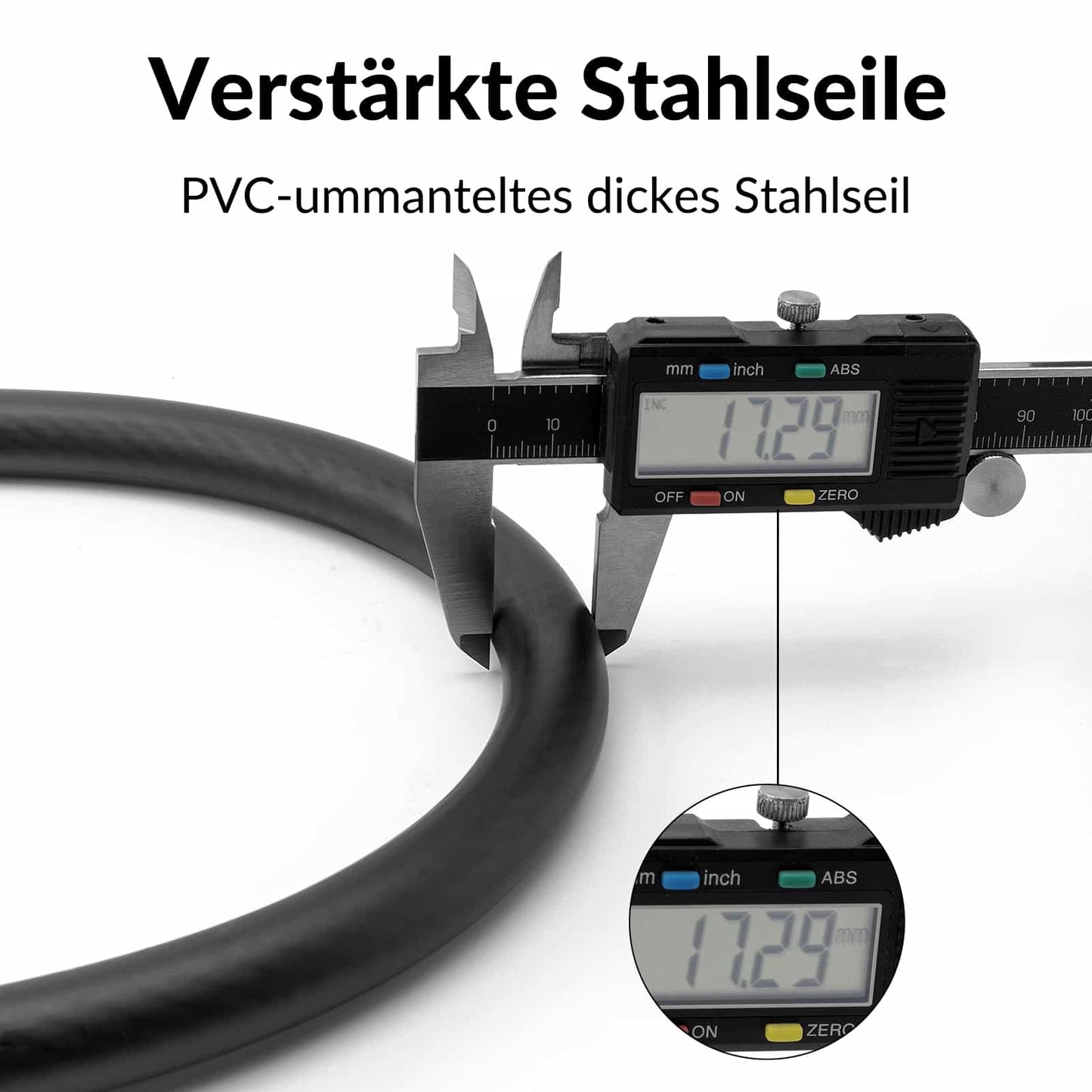 ROCKBROS Fahrradschloss Kabelschloss Zahlenschloss mit 5-stelliges Zahlencode