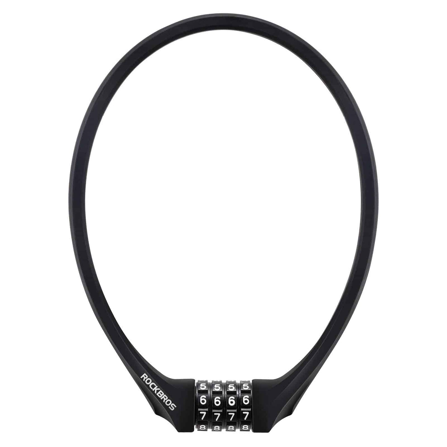 ROCKBROS Fahrradschloss mit 4-Stellig Zahlencode 65cm lang
