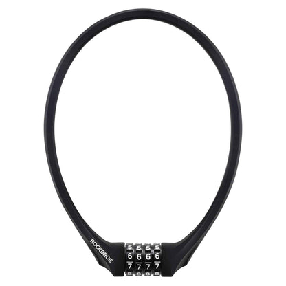 ROCKBROS Fahrradschloss mit 4-Stellig Zahlencode 65cm lang