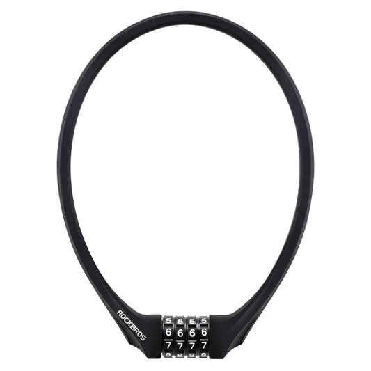 ROCKBROS Fahrradschloss mit 4-Stellig Zahlencode 65cm lang