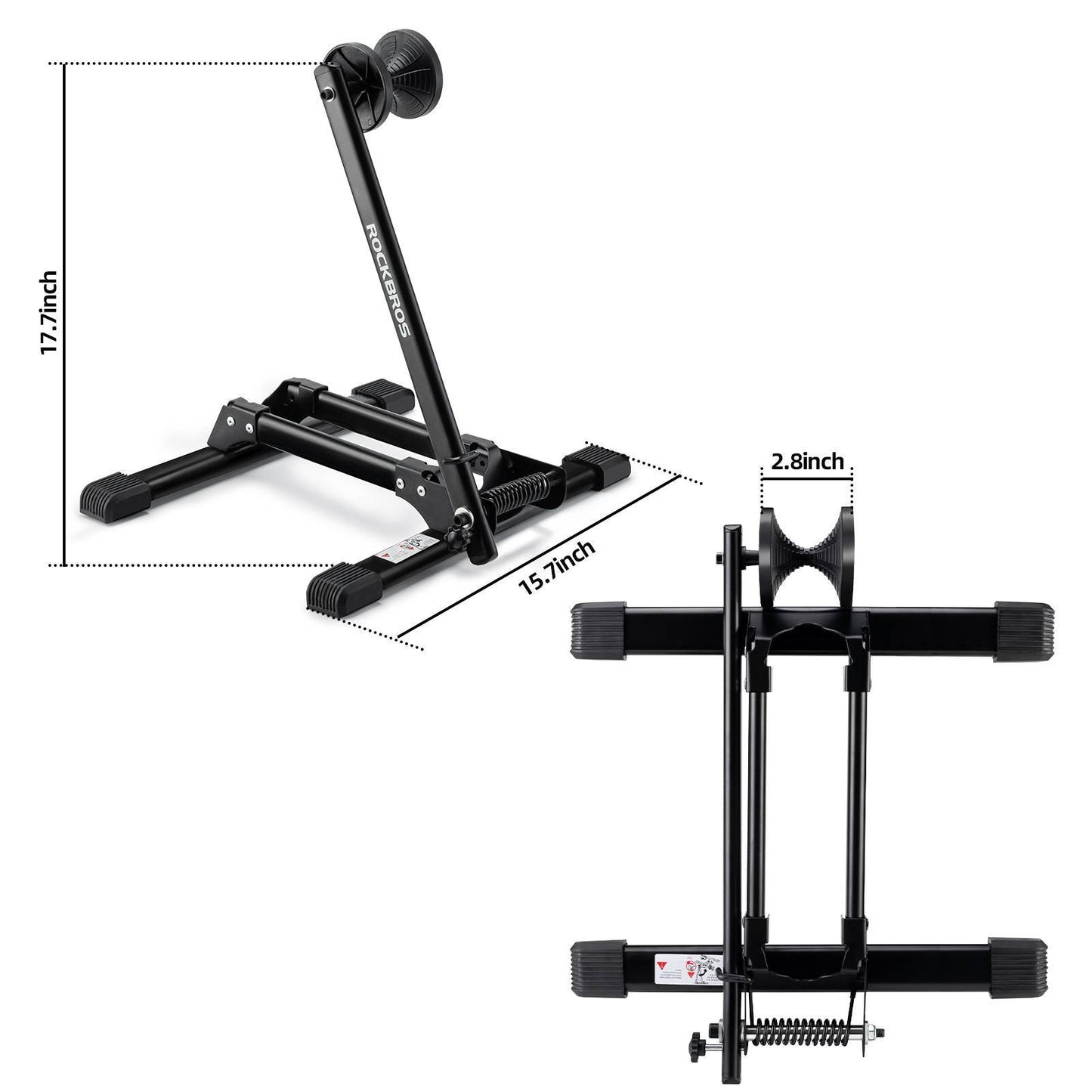 ROCKBROS Fahrradständer Faltbar aus Aluminium Einseitiger Fahrradständer