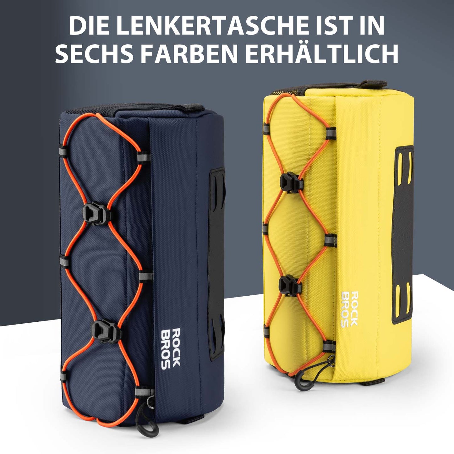 ROCKBROS Fahrradtasche Lenkertasche 2,2L mit Schultergurt in 6 Farben