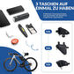 ROCKBROS Fahrradtasche Set Rahmentasche*2+Satteltasche*1 mit Verstellbarer Schultergurt 1,2L