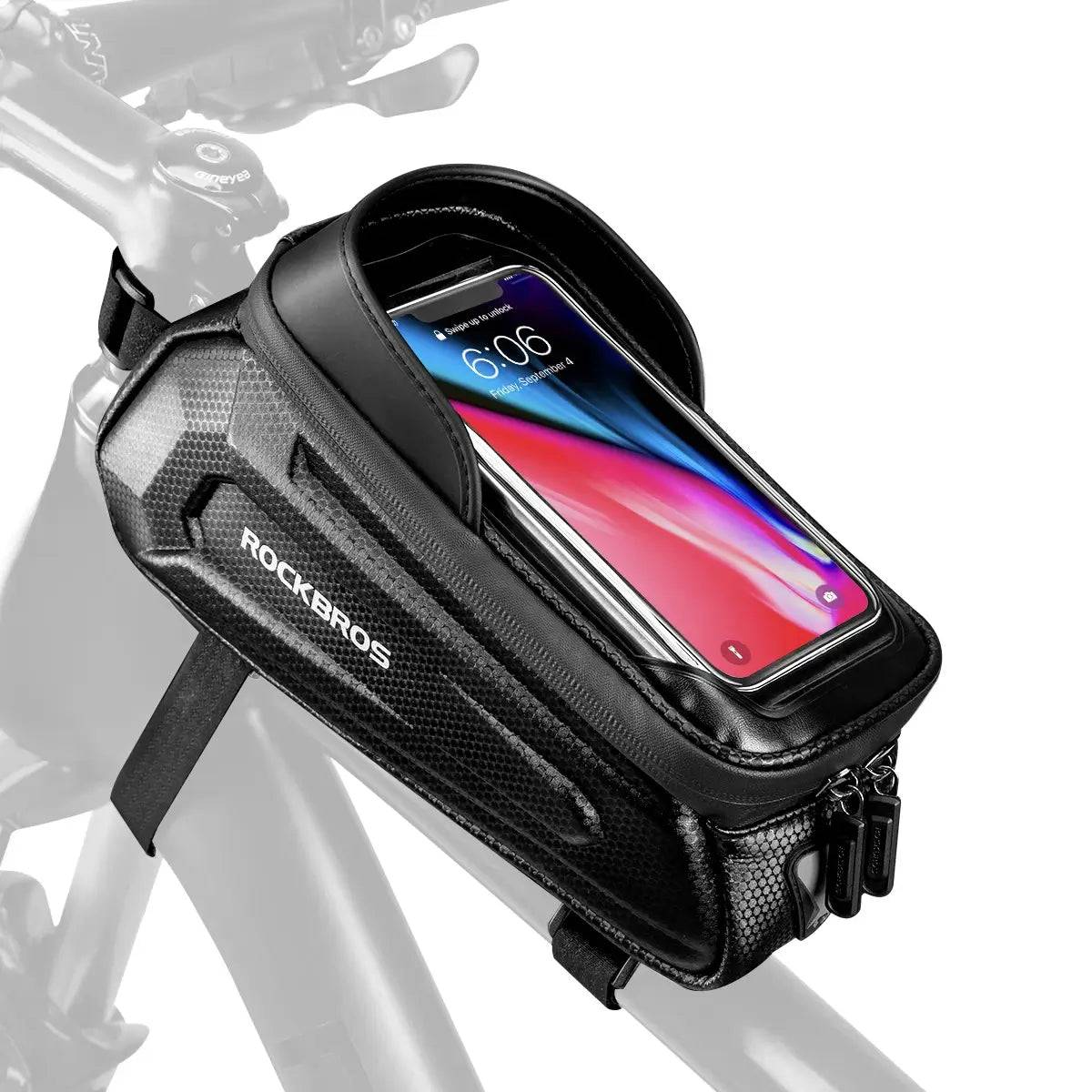 ROCKBROS Fahrradtasche Wasserabweisend Handytasche mit TPU Touchscreen