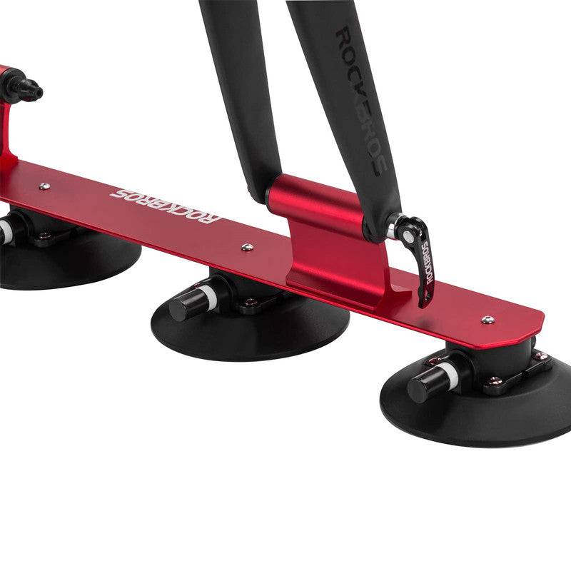 ROCKBROS Fahrradträger Fahrrad Dachträger mit Saugnäpfe Schnellmontage