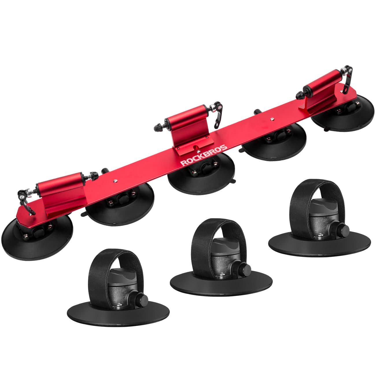 ROCKBROS Fahrradträger Fahrrad Dachträger mit Saugnäpfe Schnellmontage