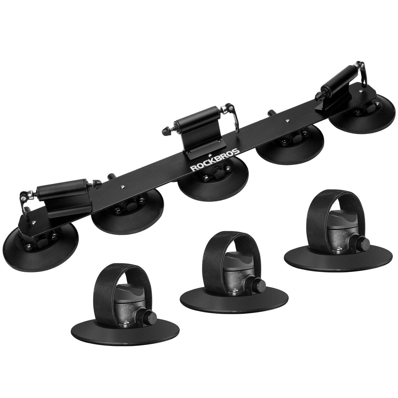 ROCKBROS Fahrradträger Fahrrad Dachträger mit Saugnäpfe Schnellmontage