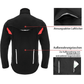ROCKBROS Winter Jacke Herren Windschutz Radsportanzug