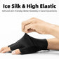 ROCKBROS Gel gemusterte Rutschfeste Halbfinger-Reithandschuhe