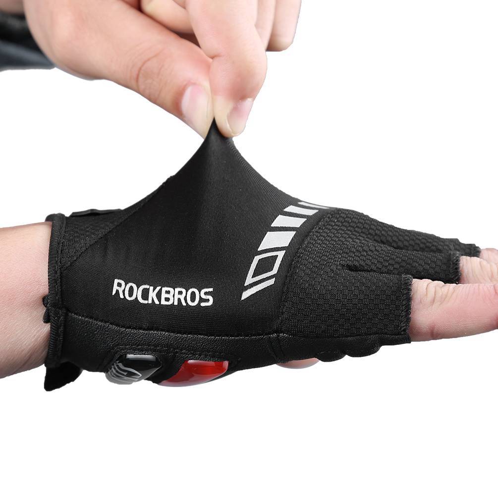 ROCKBROS Halbfinger MTB Handschuhe für Herren und Damen rutschfeste