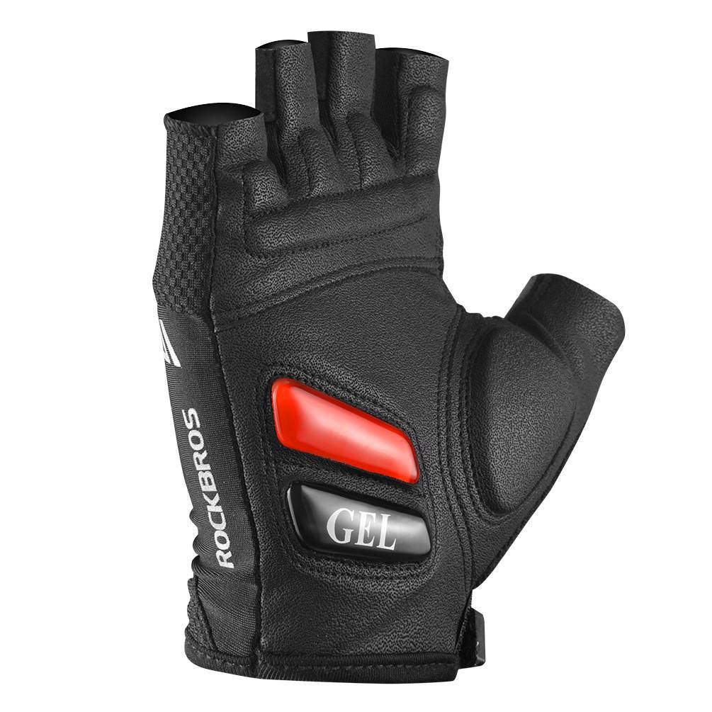 ROCKBROS Halbfinger MTB Handschuhe für Herren und Damen rutschfeste