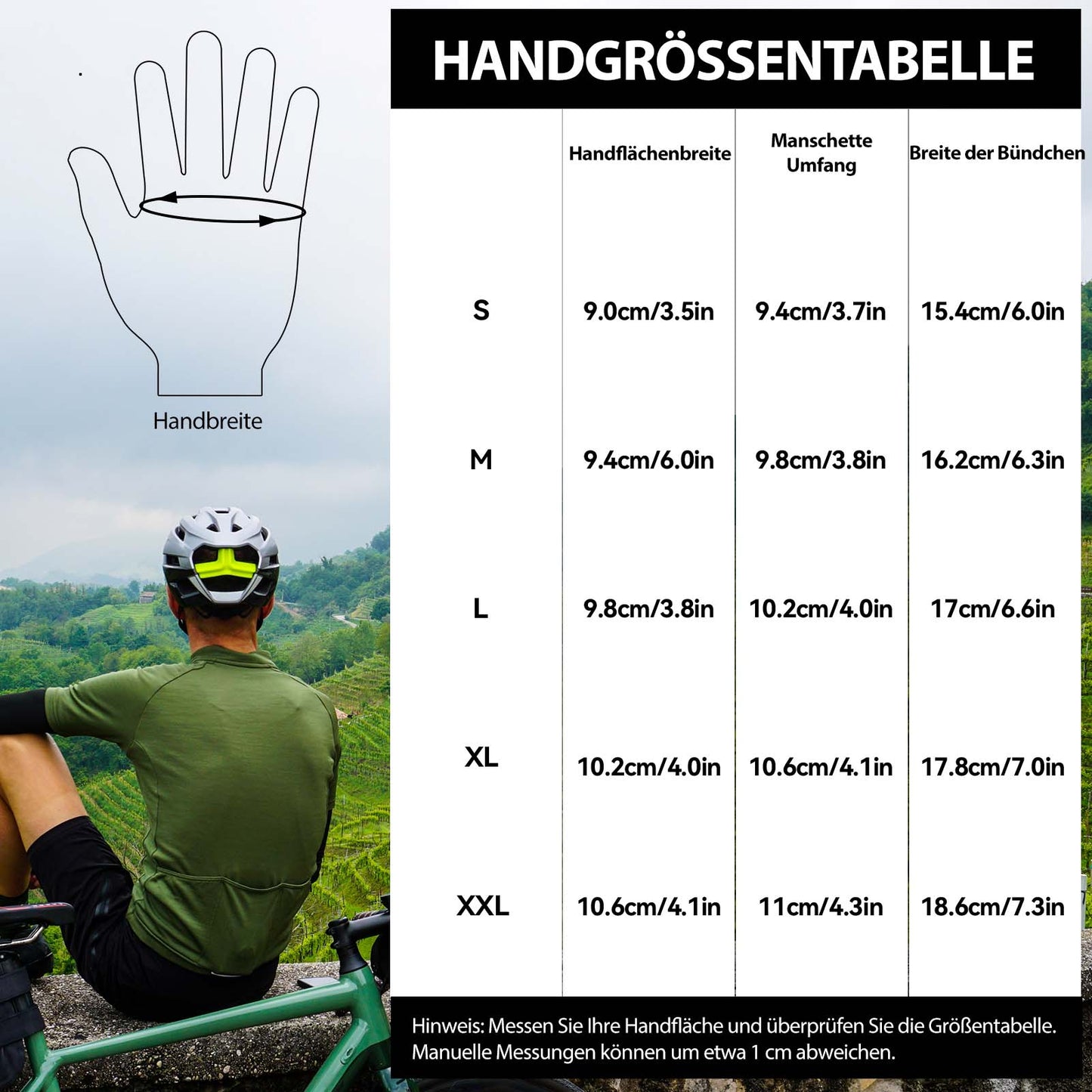 ROCKBROS Halbfinger-Radhandschuhe Rutschfest Elastisch Unisex Gelb M-XXL