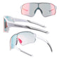 ROCKBROS Kinder Fahrradbrille UV400-Schutz Selbsttönend Sonnenbrille