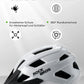 ROCKBROS Kinder Fahrradhelm mit Abnehmenbarem Visie für MTB, BMX Downhill