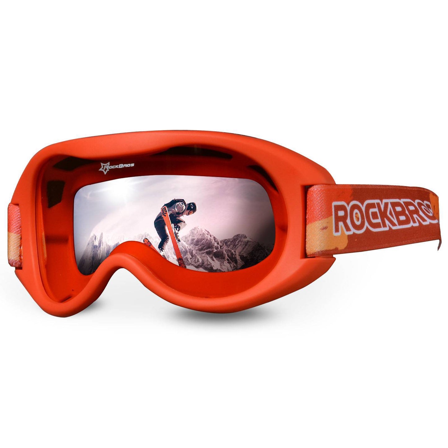 ROCKBROS Kinder Skibrille 100 % UV-Schutz winddicht Ski Schutzbrille