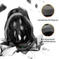 ROCKBROS Kinderhelm BMX MTB Downhill Helm mit Abnehmbarem Kinnschutz und Krempe