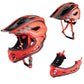 ROCKBROS Kinderhelm Integralhelm mit Abnehmbare Kinnschutz für Jungen/Mädchen