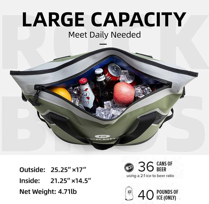 ROCKBROS Kühltasche wasserdicht Kühlbox 22L isolierte Lunchtasche