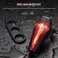 ROCKBROS LED hinten Fahrradlicht Aufladbarer IPX5 Wasserdicht