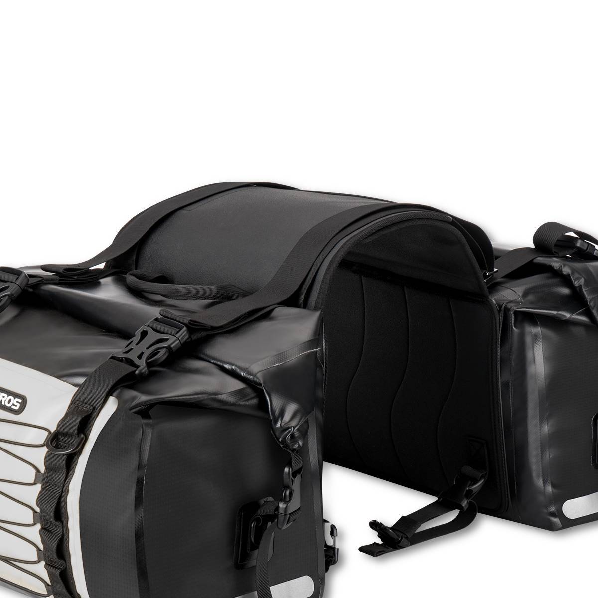 ROCKBROS Motorrad Gepäckträgertaschen wasserdicht Motorradtasche 62L