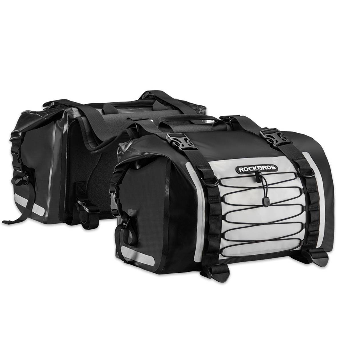 ROCKBROS Motorrad Gepäckträgertaschen wasserdicht Motorradtasche 62L