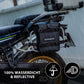 ROCKBROS Motorrad Seitentasche wasserdicht Gepäckträgertasche 5L Schwarz
