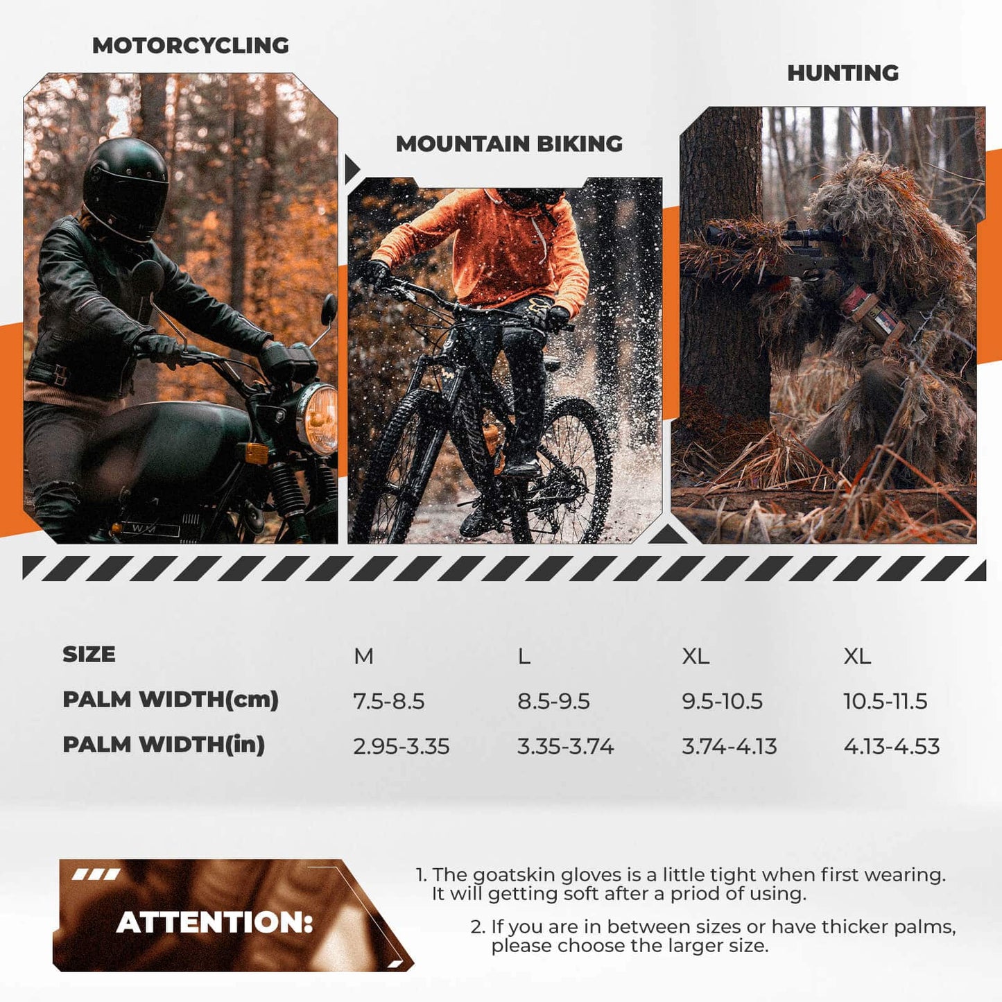 ROCKBROS Motorradhandschuhe Zaslon osjetljiv na dodir Leder Vollfinger Handschuhe Amtungsaktiv