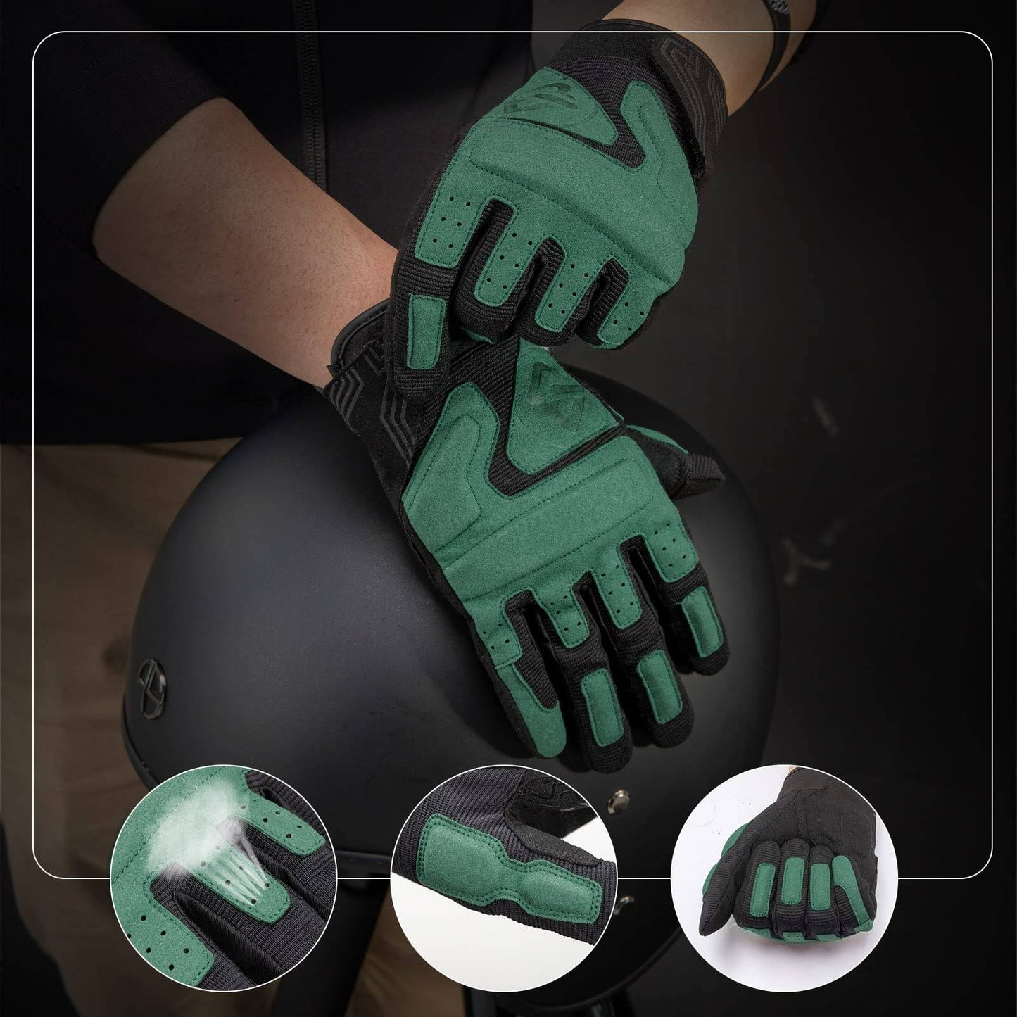 ROCKBROS Motorradhandschuhe Winddichte Touchscreen Herren Handschuhe