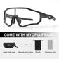 ROCKBROS Photochrome Radsport Brille mit UV400 Schutz